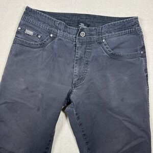 Kuhl Kanvus Jeans Mens 34x36 Gray Stretch Canvas Pants Outdoor Work